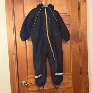 Polarn O. Pyret one piece snow bib toddler 3-4